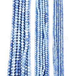 Anti-Tarnish Electroplate Glass Beads Strands&nbsp;EGLA-ZX010-4mm-09