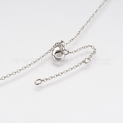 Chakra Natural Mixed Stone Brass Pendant Chains&nbsp;NJEW-JN02087
