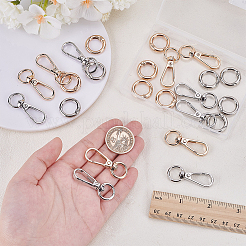 12Pcs 2 Colors Zinc Alloy Swivel Clasps&nbsp;FIND-PH0025-07