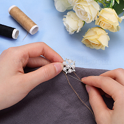16Pcs Alloy Rhinestone Shank Buttons&nbsp;BUTT-GF0003-69