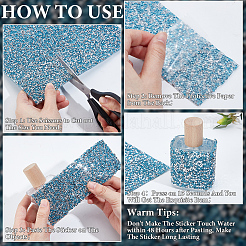 Self-adhesion Resin Rhinesatone Hotfix Rhinestone&nbsp;DIY-WH20031-053B