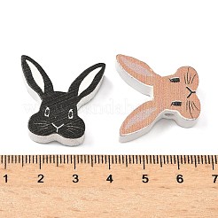 Easter Printed Wood Beads&nbsp;WOOD-G026-01A