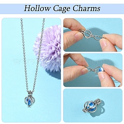 10Pcs 10 Styles Brass Locket Pendants&nbsp;KK-YW0004-79