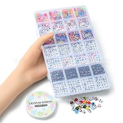 1120Pcs 7 Styles Opaque Acrylic Beads&nbsp;MACR-YW0002-79