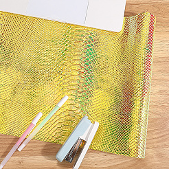 Laser PU Leather Fabric&nbsp;DIY-WH20032-57J