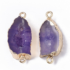 Druzy Resin Links connectors&nbsp;X-RESI-S383-027C