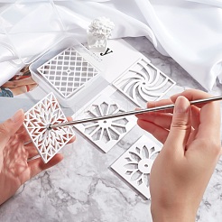 Silicone Soap Pull Through Designs Tool Sets&nbsp;DIY-WH0210-12