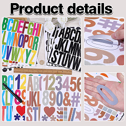 16 Sheets 8 Styles PVC Self-Adhesive Stickers&nbsp;DIY-AR0005-32