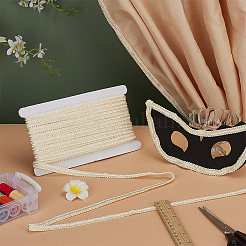 Polyester Curtain Lace Trimmer Ribbon&nbsp;DIY-WH0700-05A