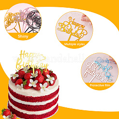 Acrylic Cake Toppers&nbsp;AJEW-SP0001-80