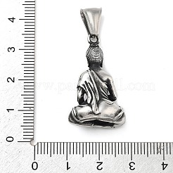 304 Stainless Steel Pendants&nbsp;STAS-V008-07AS