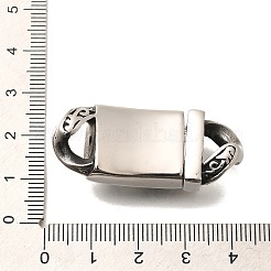 304 Stainless Steel Magnetic Clasps&nbsp;STAS-R140-20AS