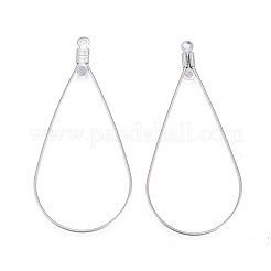 Tarnish Resistant 304 Stainless Steel Wire Pendants&nbsp;STAS-L238-073P