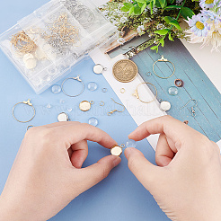 DIY Blank Dome Earring Making Kit&nbsp;DIY-UN0004-79