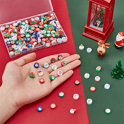 220pcs 11 styles Handmade Polymer Clay Beads&nbsp;CLAY-SC0001-84