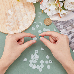 200Pcs Plastic Disc Pads to Stabilize Earrings&nbsp;KY-FH0001-31