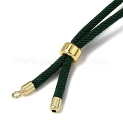 3MM Adjustable Round Nylon Braided Cord Bracelet Making&nbsp;FB-CBAA152-04G