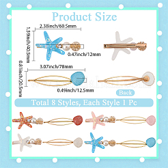 4 Bags 4 Colors Snap Hair Clips&nbsp;PHAR-CY0001-03