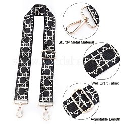 2Pcs 2 Colors Adjustable Polyester Geometric Pattern Bag Straps&nbsp;FIND-PH0003-73