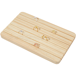 Rectangle Wood Earring Display Card Stands&nbsp;ODIS-WH20008-07A