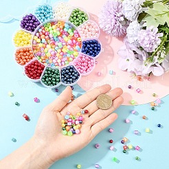 1450Pcs 13 Styles Imitation Pearl Acrylic Beads&nbsp;MACR-YW0004-56