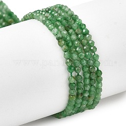 Natural Green Garnet Beads Strands&nbsp;G-G294-A03-2mm