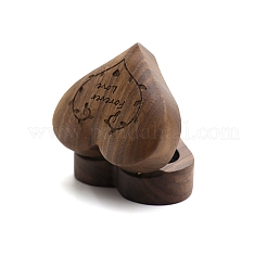 Heart Wooden Ring Storage Boxes&nbsp;PW-WG86876-01