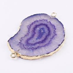 Natural Agate Links connectors&nbsp;G-P306-01G