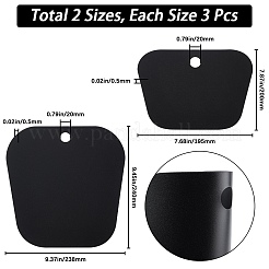 6Pcs 2 Style PVC Boot Shaper Form Inserts&nbsp;DIY-GF0008-84