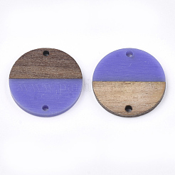 Resin & Walnut Wood Links connectors&nbsp;RESI-S367-02D-15