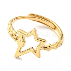 304 Stainless Steel Adjustable Ring for Women&nbsp;RJEW-C016-20G