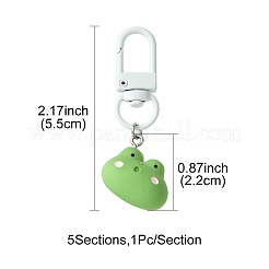 Animal Resin Pendant Decorations&nbsp;HJEW-FZ00014