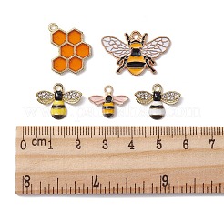 10Pcs 5 Styles Alloy Enamel Pendants&nbsp;ENAM-YW0003-41