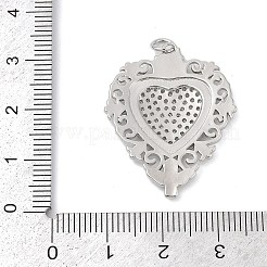 Brass Micro Pave Cubic Zirconia Pendants&nbsp;KK-A241-02P