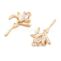 Brass Pendants&nbsp;KK-B125-18G-01