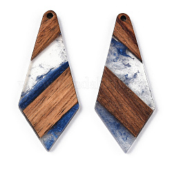 Transparent Resin & Walnut Wood Big Pendants&nbsp;RESI-ZX017-69