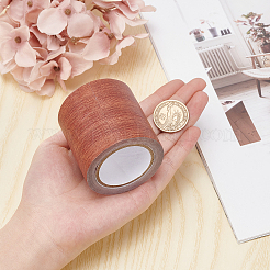 Non-woven Fabrics Imitation Wood Grain Adhesive Tape&nbsp;DIY-GF0005-15A