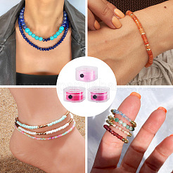 3 Boxes 3 Colors Flat Elastic Crystal String&nbsp;EW-TA0001-12A