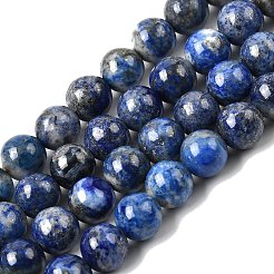 Natural Lapis Lazuli Beads Strands&nbsp;G-G344-A09-8mm