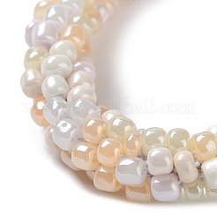 Crochet Glass Beads Braided Stretch Bracelet&nbsp;BJEW-K232-01U