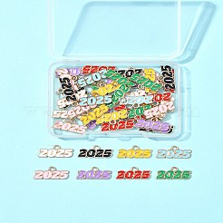 48Pcs 8 Colors Alloy Enamel Pendants&nbsp;ENAM-FS0002-41