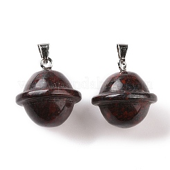 Natural Brecciated Jasper Pendants&nbsp;G-B041-01P-05