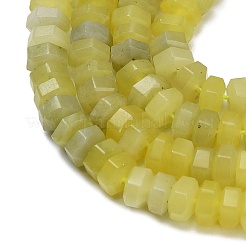 Natural Lemon Jade Beads Strands&nbsp;G-G317-A14-3x6mm