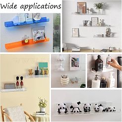 U-Shaped Acrylic Wall-mounted Display Stands&nbsp;LS-ODIS-WH0038-01