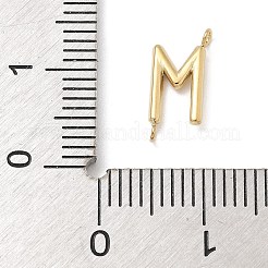 304 Stainless Steel Letter Connector Charms&nbsp;STAS-M108-01G-13