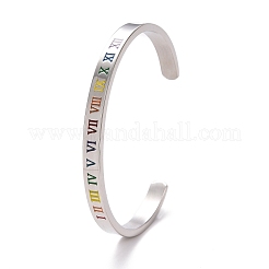Rainbow Pride Cuff Bangle&nbsp;BJEW-F419-14P