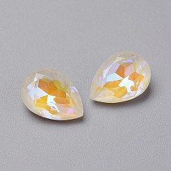 Glass Rhinestone Cabochons&nbsp;RGLA-L024-E03-MI