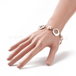 Synthetic Turquoise(Dyed) Turtle Link Bracelets&nbsp;BJEW-JB09195-02