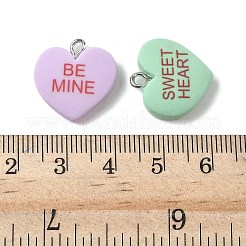 Opaque Resin Pendants&nbsp;RESI-Z038-15P