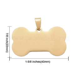 Ion Plating(IP) 304 Stainless Steel Pendants&nbsp;STAS-I140-07B-G